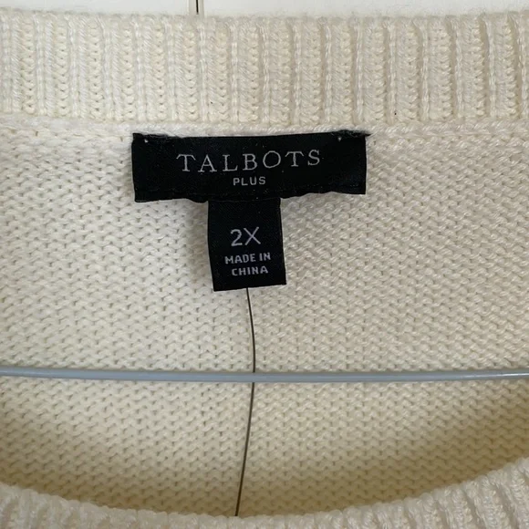 TALBOTS Sweater 2X  NWT - Picture 3 of 6